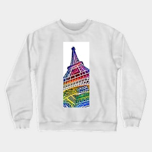 Cartoon Eiffel Crewneck Sweatshirt